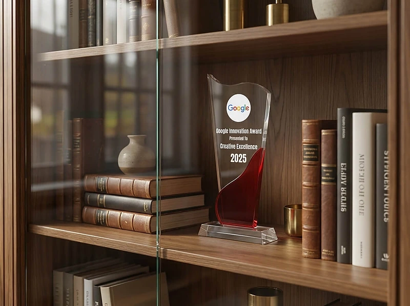 Tower Shaped Crystal Award