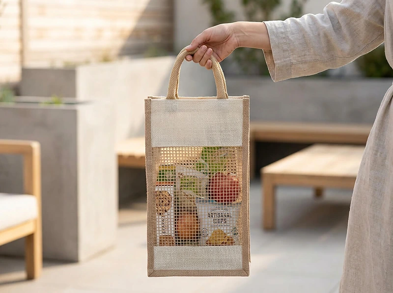Slim Jute Gift Bag