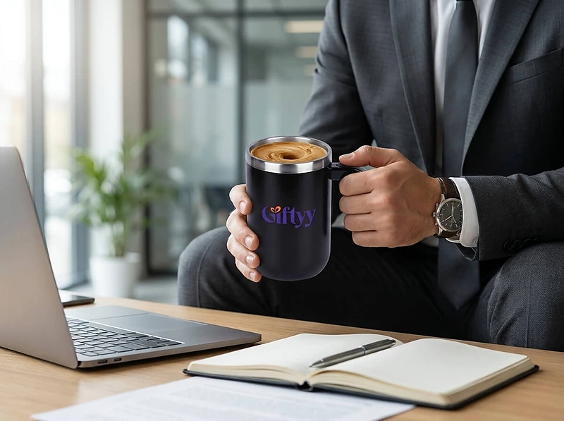 SmartMix Auto-Stirring Coffee Mug