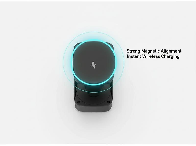 Magnetic Car Phone Holder & 15W Wireless Charger