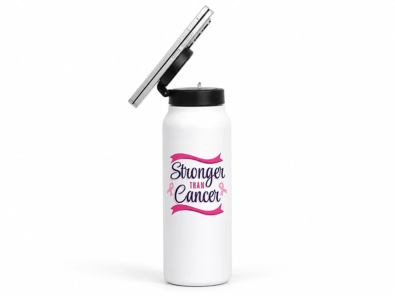 Breast Cancer Awareness Phone Holder Bottle 500ml