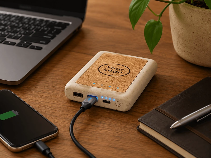 Cork & Wheat Straw Powerbank