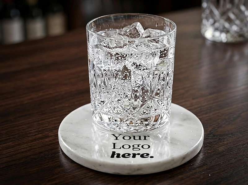 Round Marble Coaster