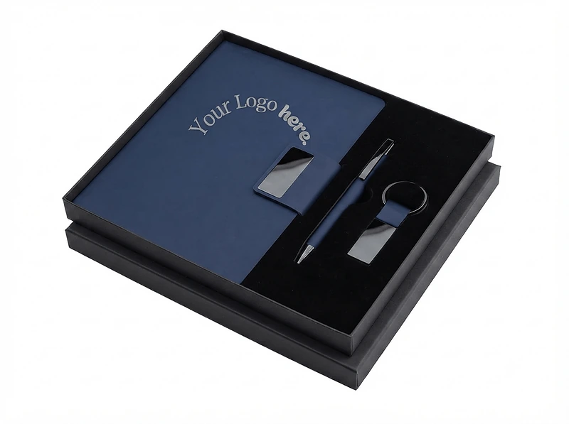 Giftology Set of Notebook, Keychain and Pen