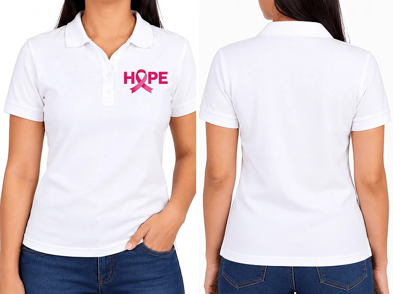 Breast Cancer Awareness Polo T-Shirt in UAE