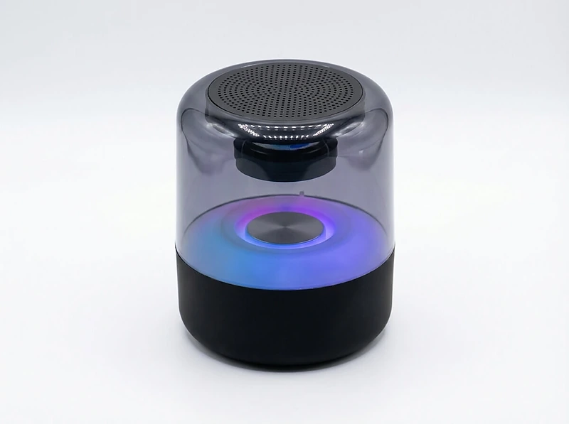 Transparent Bluetooth Speaker with RGB Light