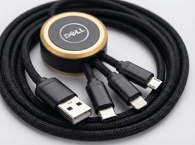 3-in-1 Multi-Charging Cable 100 cm with Light-up Logo