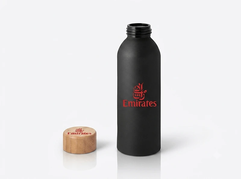 Insulated Bottle With Bamboo Lid