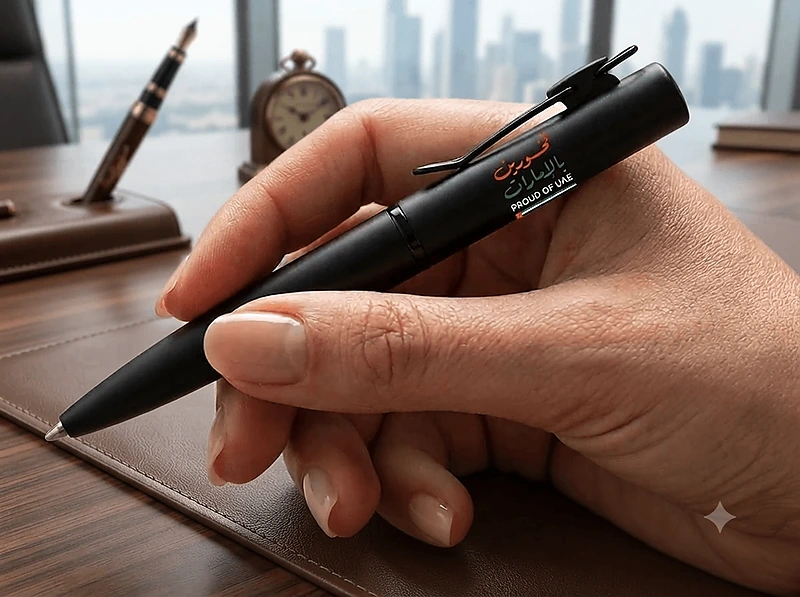 Proud of UAE Matte Black Pen