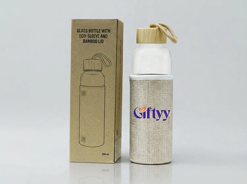 Glass Bottle With Eco Sleeve