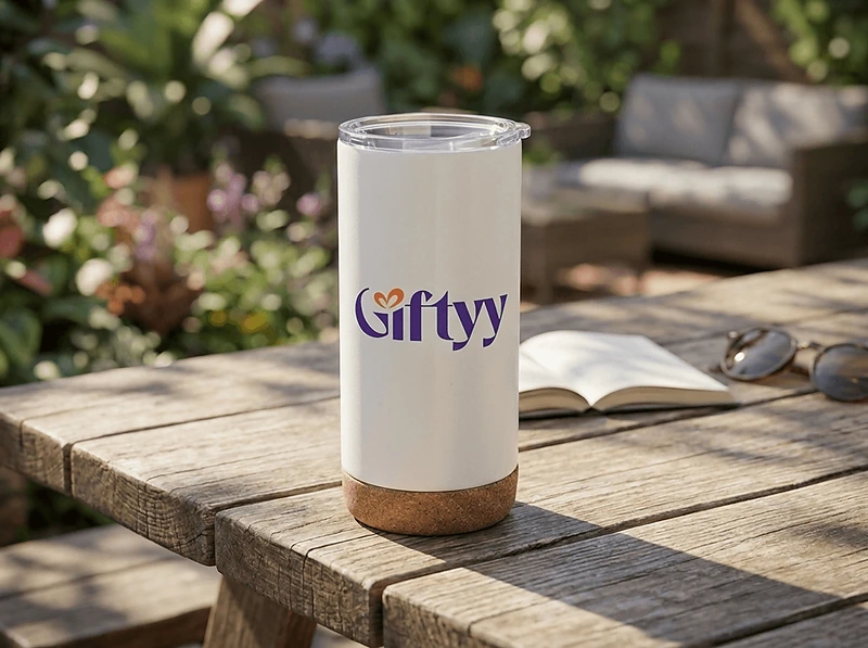 Giftology Insulated Mug / Tumbler with Cork Base