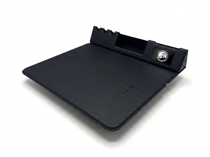 Mouse Pad with Wireless Charging & Light-Up Logo
