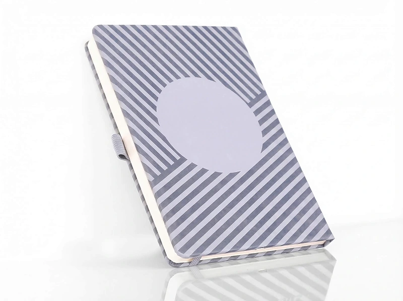 A5 Notebook with Wireless Charger and Debossed Design