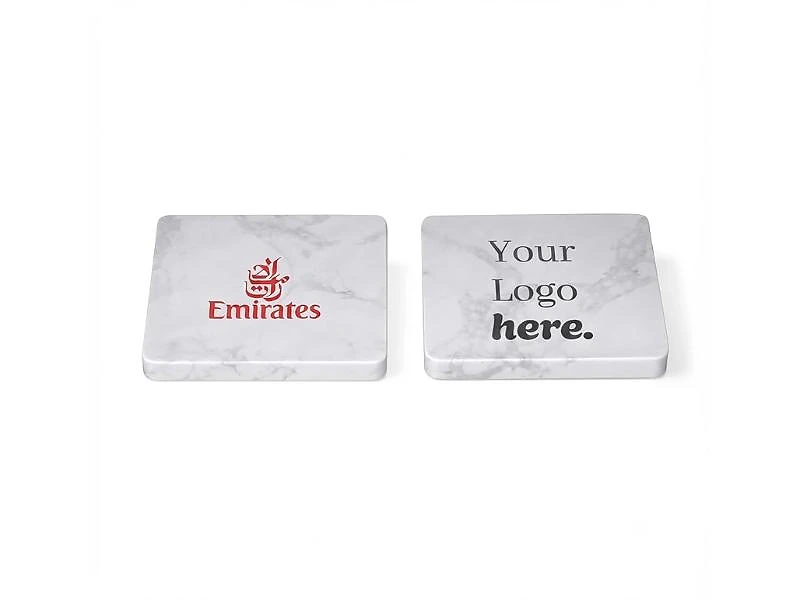 Giftology Set of 2 Marble Coasters