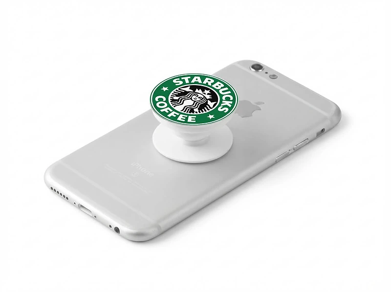 Pop Socket Round White