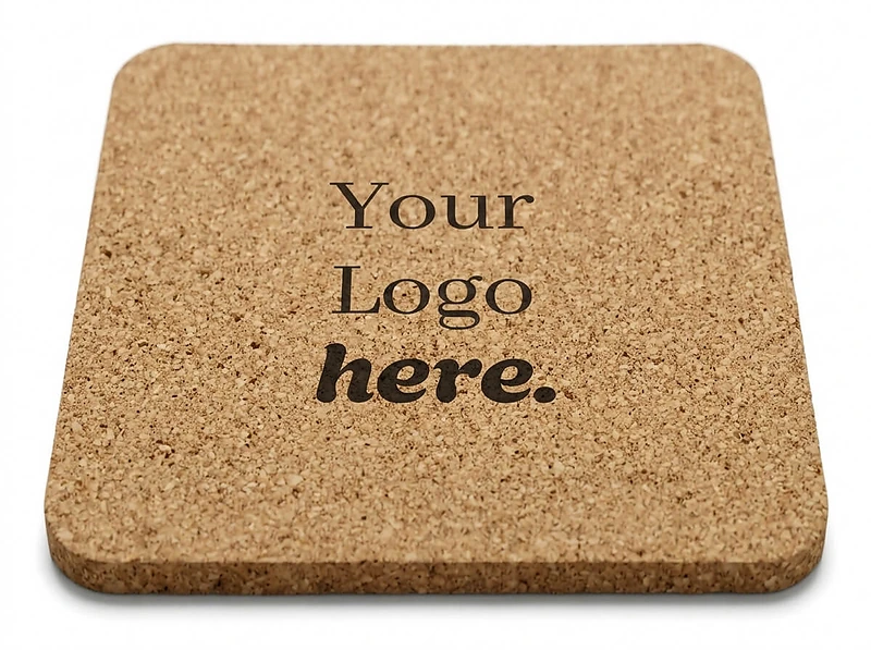 Cork Coasters with Cork Stand