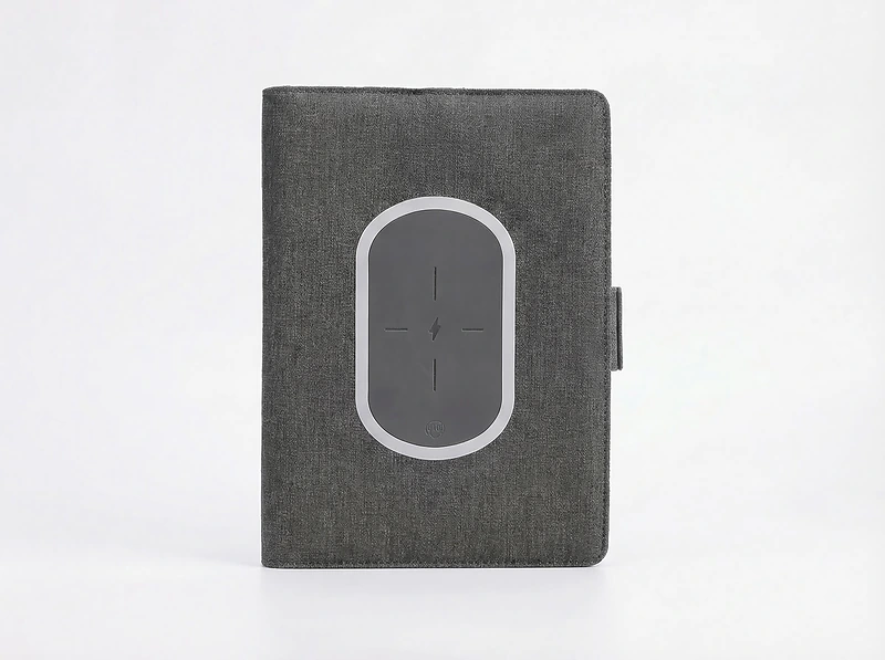 A5 Notebook With Wireless Charger and Powerbank