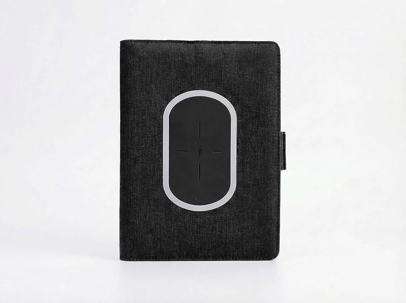 A5 Notebook With Wireless Charger and Powerbank