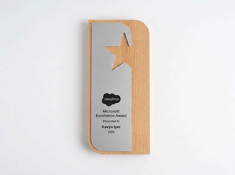 eco-neutral FSC Beech Wood Award