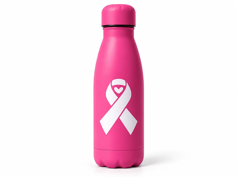 Breast Cancer Awareness Water Bottle 500ml in UAE