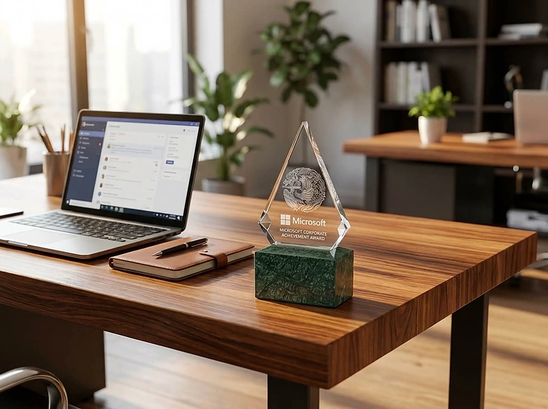 Diamond Shaped Crystal Award