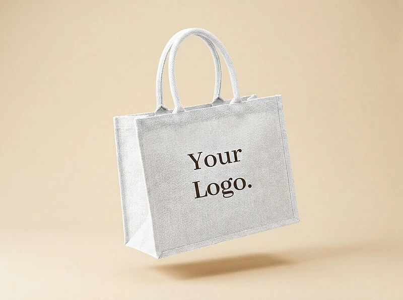 Eco-Neutral Jute Shopping Bag – Horizontal