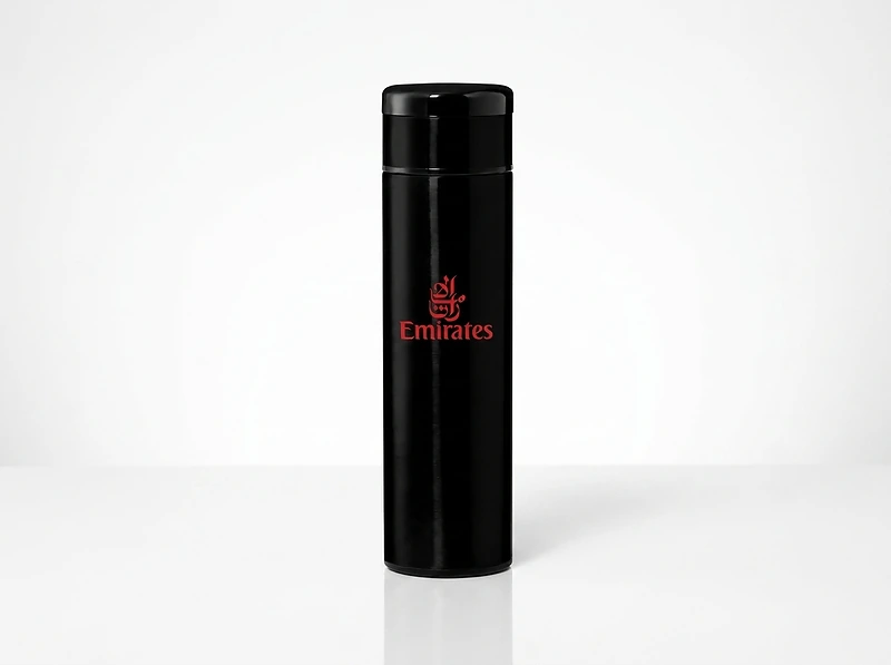 Vacuum Flask with Temperature Lid and Notebook Gift Set