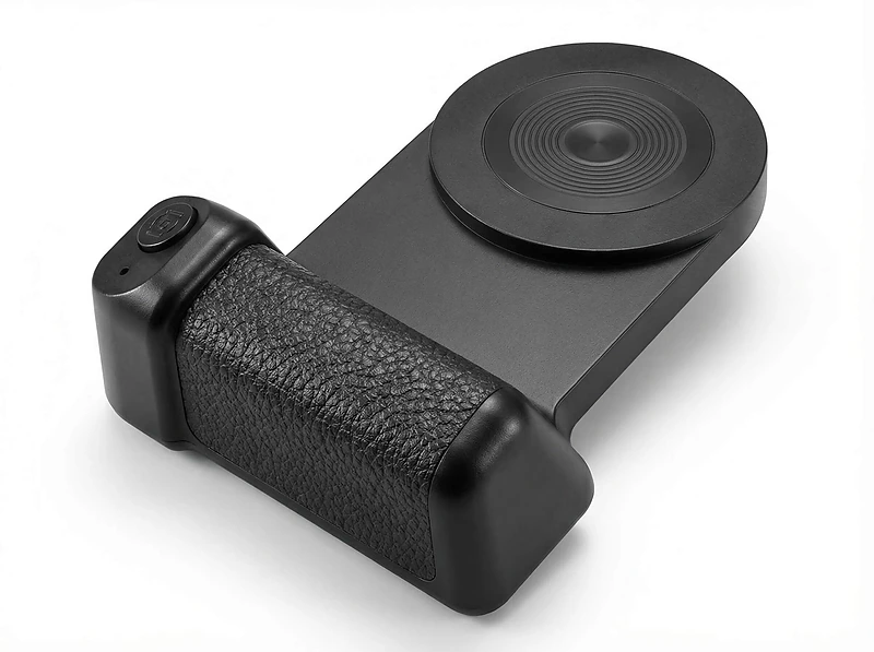 Magnetic Phone Stand with 15W Wireless Charging and Remote Shutter