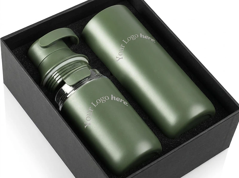 Double-Wall Stainless Steel Cups (600ml & 300ml)