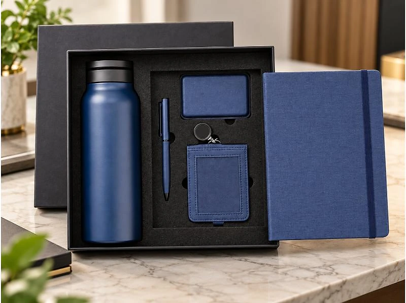 Sustainable 5pc Gift Set – CHANGE ZERO Recycled PU Corporate Gift Set in UAE