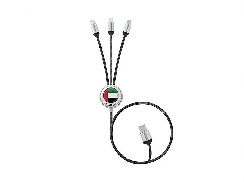 3-in-1 Light-Up Logo Charging Cable