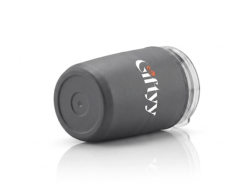 Hans Larsen Premium Glass Tumbler with Recycled Protective Sleeve