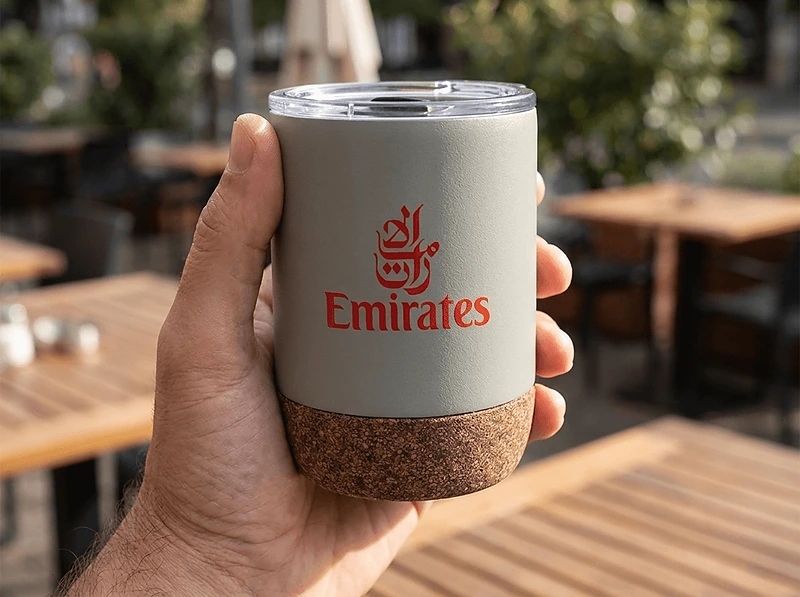 Hans Larsen Vacuum Mug With Cork Base