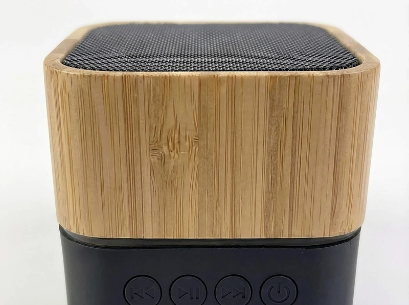 Cube Bamboo Bluetooth Speaker