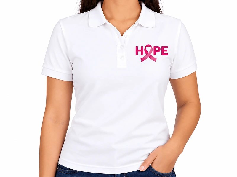 Breast Cancer Awareness Polo T-Shirt in UAE