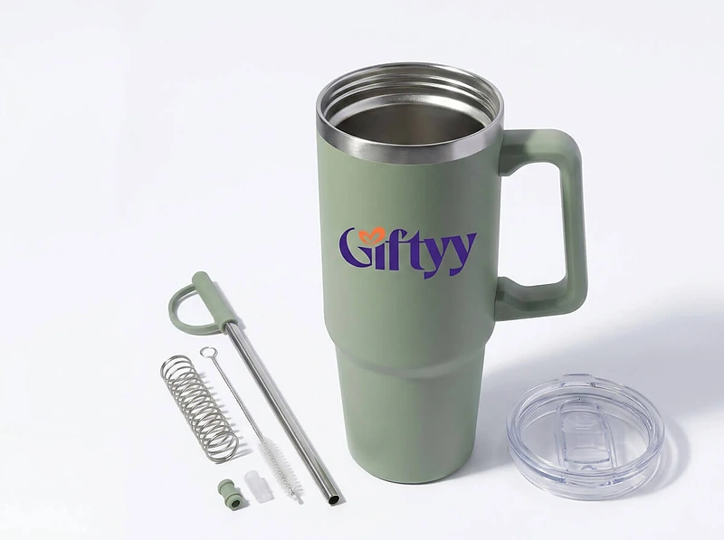 handy double wall mug