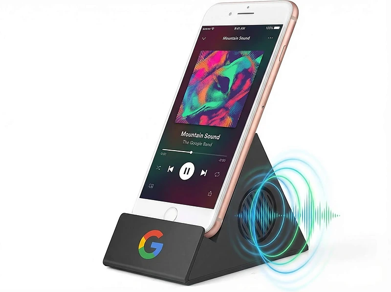 Light-up Logo Bluetooth Speaker & 5W Wireless Charger