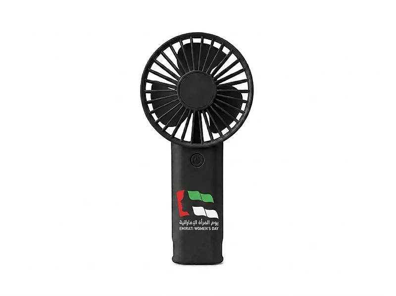Rechargeable Handheld Fan with Foldable Desk Stand in UAE