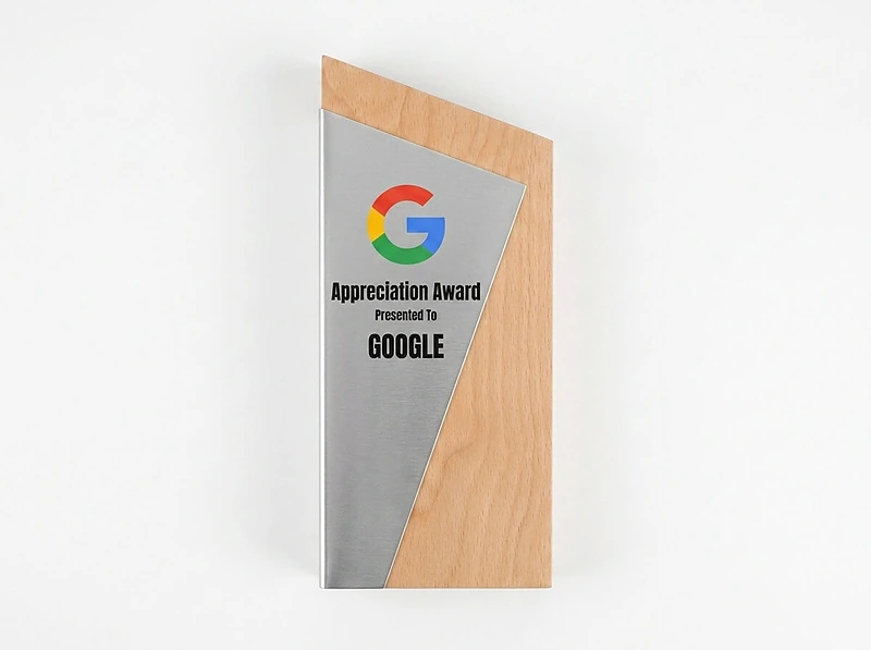 Recycled Aluminum / Wood Award