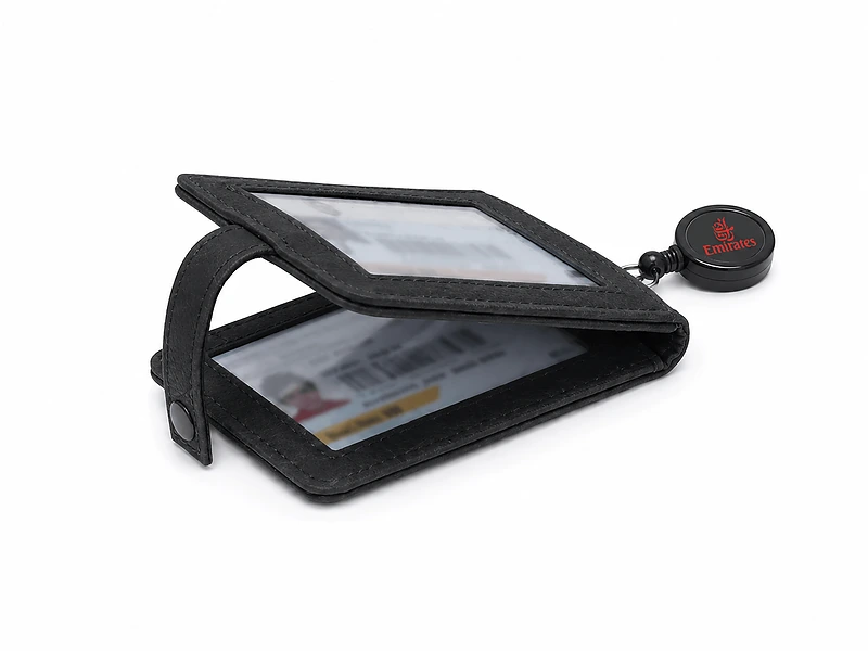 Santhome ID Cardholder with Reel Badge