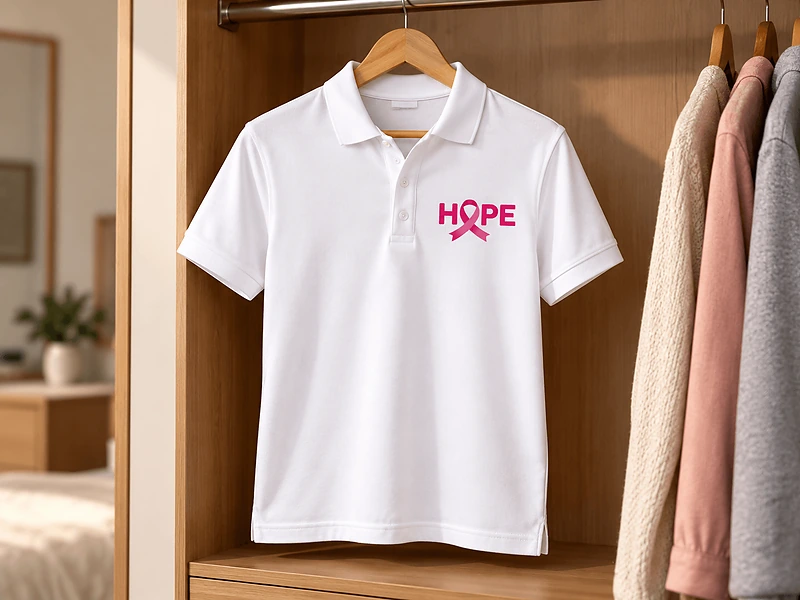 Breast Cancer Awareness Polo T-Shirt in UAE