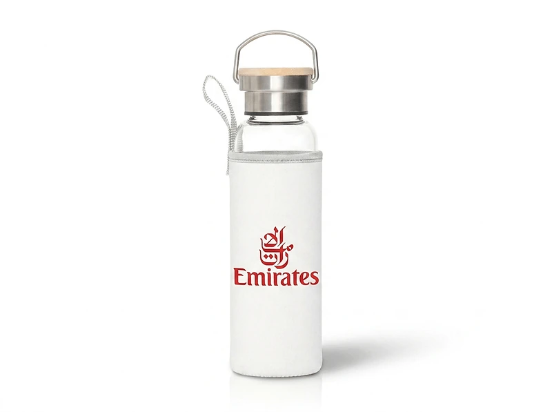 Hans Larsen Borosilicate Glass Bottle with Neo Sleeve