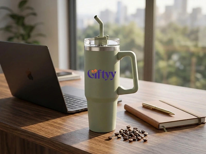handy double wall mug