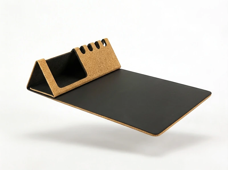 Cork+PU Mousepad Organizer