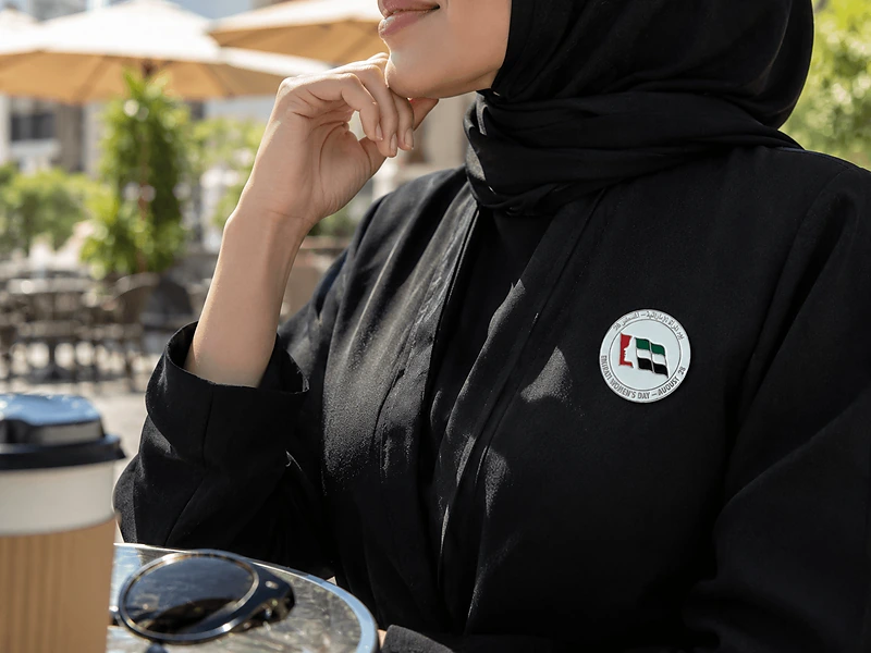 Emirati Women's Day Badge in UAE