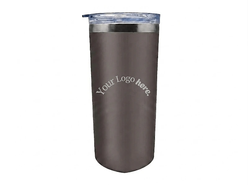 (630ml) Stainless steel tumbler with straw