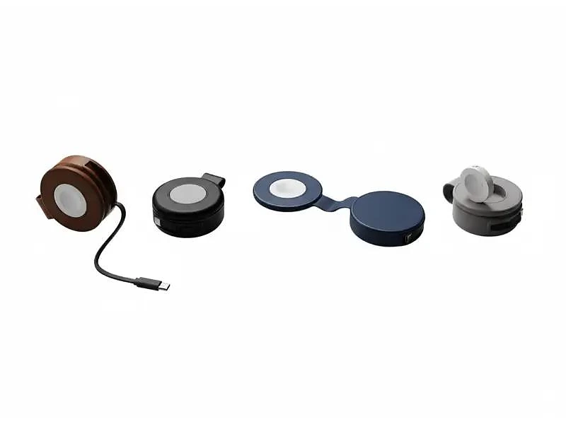 15W Wireless Charger With Retractable Cable & Dual Watch Compatibility In UAE