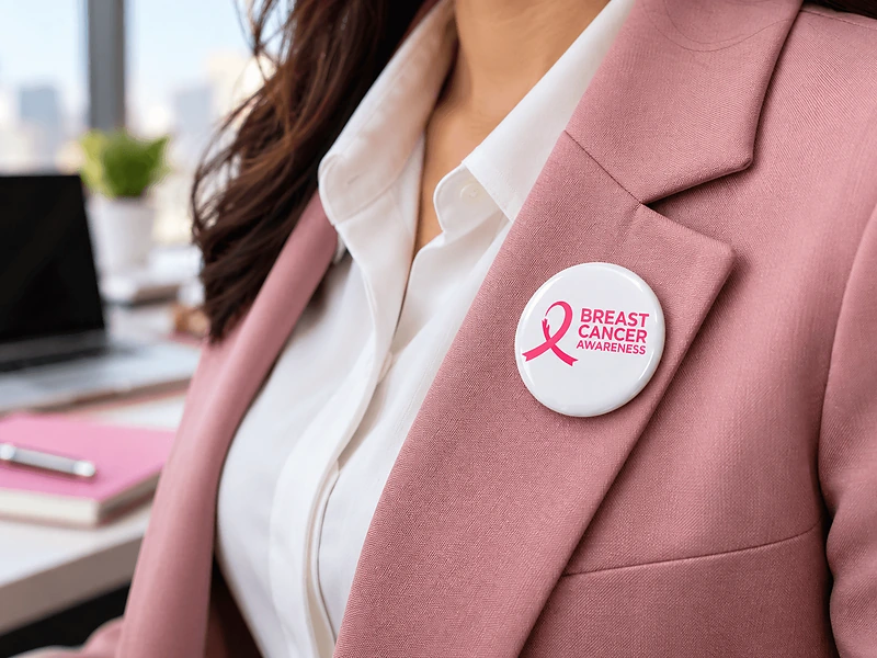 Breast Cancer Awareness Button Badges in UAE