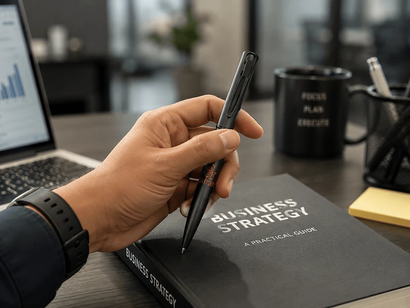 Metal Pen – Blue Ink