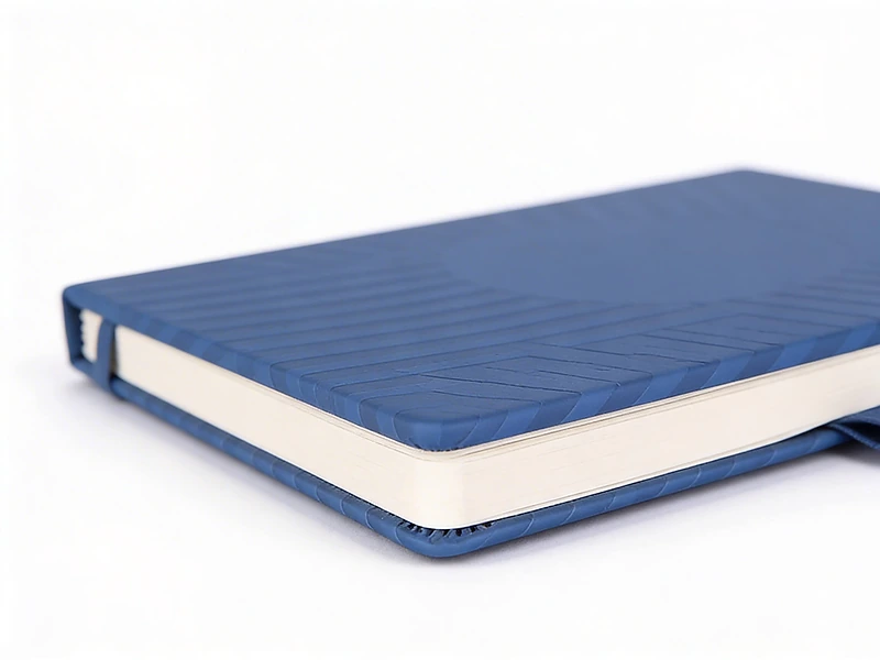 A5 Notebook with Wireless Charger and Debossed Design